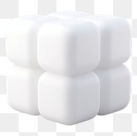 PNG Cube shape white simplicity. AI generated Image by rawpixel.