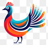 PNG Dancing bird graphics pattern animal. AI generated Image by rawpixel.