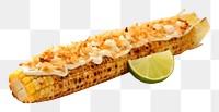 PNG  Elote corn grilled food. AI generated Image by rawpixel.