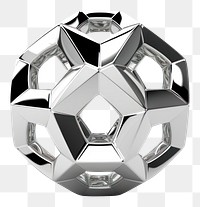 PNG Polyhedra football jewelry sphere. AI generated Image by rawpixel.