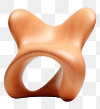 PNG Biomorphic wood white background simplicity. AI generated Image by rawpixel.