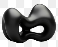 PNG Biomorphic black simplicity monochrome. AI generated Image by rawpixel.