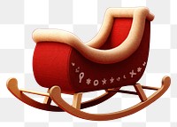 PNG Christmas sleigh furniture absence holiday. AI generated Image by rawpixel.