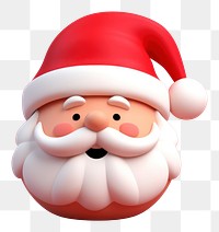 PNG  Santa head snowman representation celebration. AI generated Image by rawpixel.