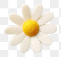 PNG Daisy flower wool texture. AI generated Image by rawpixel.