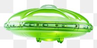 PNG Ufo green white background illuminated. AI generated Image by rawpixel.