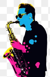 PNG Musician man playing saxophone adult white background saxophonist. 
