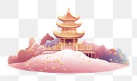 PNG Chinese architecture building pagoda temple. AI generated Image by rawpixel.