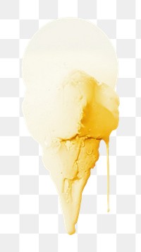 PNG An ice cream dessert cone white background. AI generated Image by rawpixel.