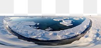 PNG Polar ice melting landscape mountain outdoors. AI generated Image by rawpixel.