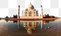 PNG Taj Mahal architecture panoramic outdoors. AI generated Image by rawpixel.