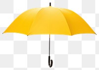 PNG Yellow umbrella white background protection sheltering. 