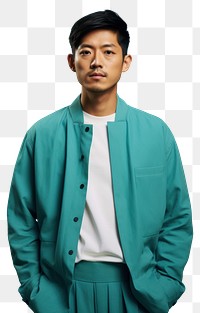 PNG A chinese man in a wearing clothing poses portrait adult photo. AI generated Image by rawpixel.