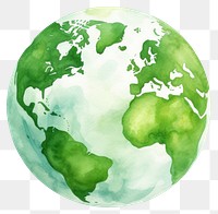 PNG Green Earth icon drawing sphere planet. 