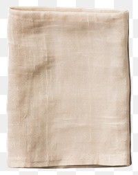 PNG  Natural linen napkin in a neutral shade textile white background accessories. AI generated Image by rawpixel.
