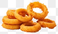 PNG  Onion rings fries food white background onion ring. AI generated Image by rawpixel.
