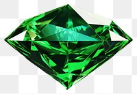 PNG Green dimond gemstone jewelry diamond. AI generated Image by rawpixel.