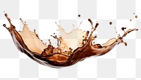 PNG Water coffee splash white background refreshment splattered. AI generated Image by rawpixel.