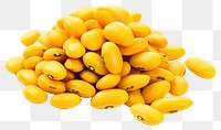 PNG  Yellow soybeans plant food pill. AI generated Image by rawpixel.