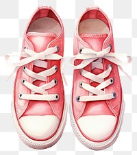 PNG Gumshoes footwear white shoelace. AI generated Image by rawpixel.