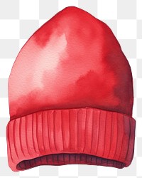 PNG Red beanie protection headwear headgear. AI generated Image by rawpixel.