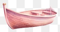 PNG Vintage boat watercraft sailboat vehicle. AI generated Image by rawpixel.