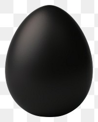 PNG  Egg egg black white background. AI generated Image by rawpixel.