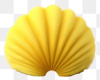 PNG Shell yellow shell white background. AI generated Image by rawpixel.