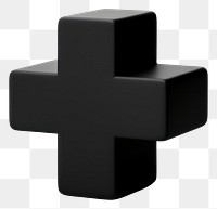 PNG Plus symbol cross black. 