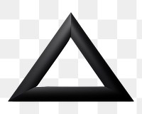 PNG  Triangle triangle black white background. AI generated Image by rawpixel.