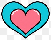 PNG  Heart cartoon line creativity. AI generated Image by rawpixel.
