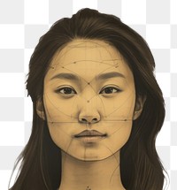 PNG Asian women drawing portrait sketch. AI generated Image by rawpixel.