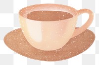 PNG  Coffee cup saucer drink mug. AI generated Image by rawpixel.