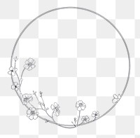 PNG Flower circle plant white. AI generated Image by rawpixel.