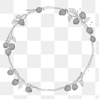 PNG Berry necklace jewelry circle. AI generated Image by rawpixel.