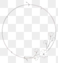 PNG Flower circle plant chandelier. AI generated Image by rawpixel.