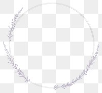 PNG Lavender jewelry circle flower. AI generated Image by rawpixel.