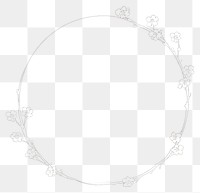 PNG Sakura circle accessories chandelier. AI generated Image by rawpixel.