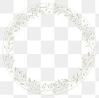 PNG Botanical pattern circle green. AI generated Image by rawpixel.