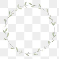 PNG Leaf backgrounds pattern circle. AI generated Image by rawpixel.
