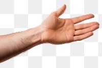 PNG  Man hand finger white background gesturing. AI generated Image by rawpixel.