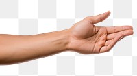 PNG  Man hand finger white background gesturing. 