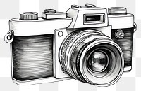 PNG Camera drawing camera sketch. AI generated Image by rawpixel.