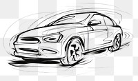 PNG Car drawing vehicle sketch. AI generated Image by rawpixel.