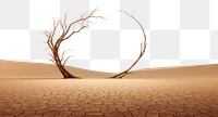 PNG Dramatic empty scene of arid land or drought soil with old tress outdoors desert nature. 