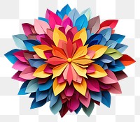 PNG Flower origami flower art. 