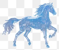 PNG Horse horse animal mammal. AI generated Image by rawpixel.