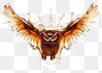 PNG Owl animal flying bird. AI generated Image by rawpixel.