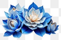 PNG Lotus origami flower petal. 