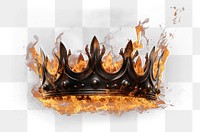 PNG Crown crown fire fireplace. AI generated Image by rawpixel.